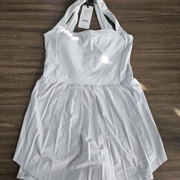 Varley Carina Dress Light Gray Women's Sizw Lrg NWT - Picture 9 of 14